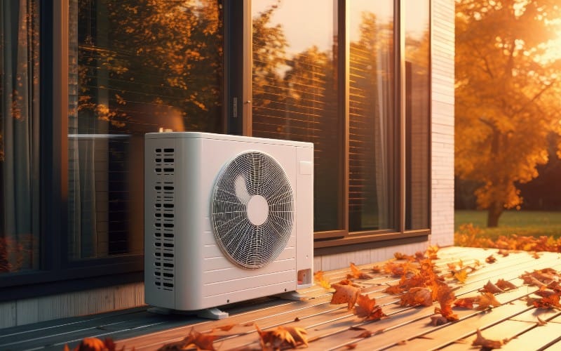 Technicien Renov-Air livrant et installant un système de chauffage pour maison ou bureau