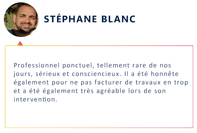 Clients donnant leur avis sur les services de Renov-Air en plomberie, chauffage et climatisation