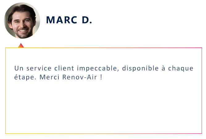 Clients donnant leur avis sur les services de Renov-Air en plomberie, chauffage et climatisation